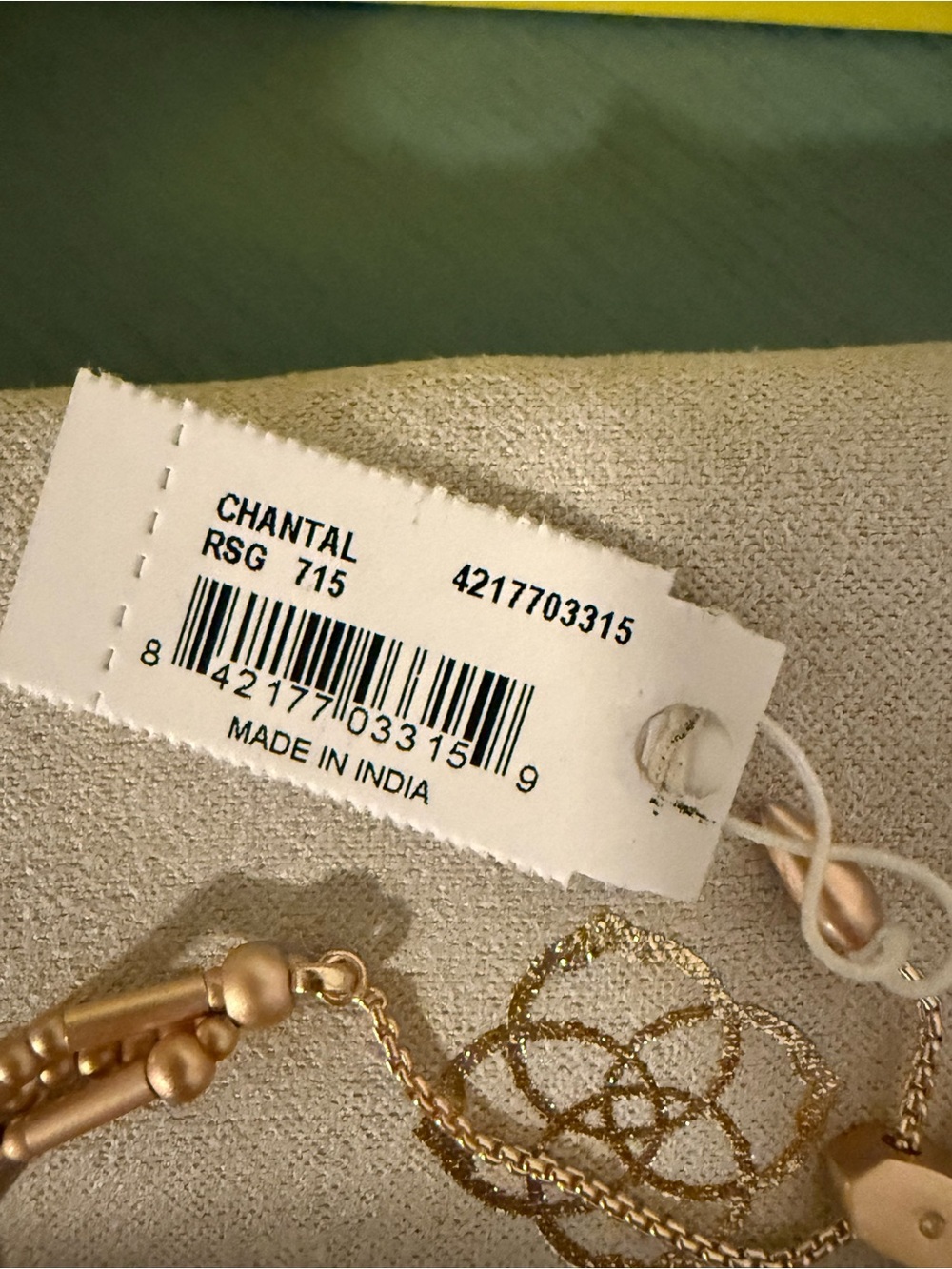 Kendra Scott Chantal Multi-Strand Gold Bracelet - Rose Gold Tone - Picture 2 of 4